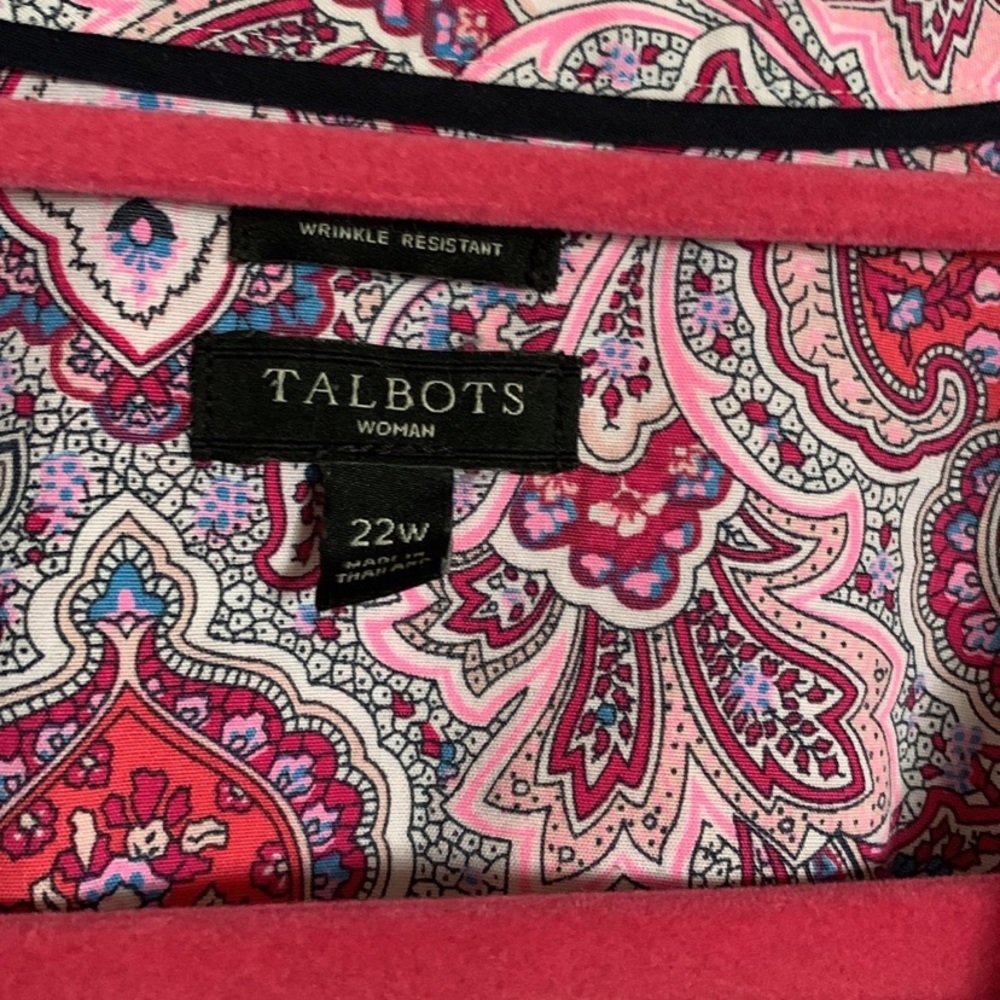 Talbots Button Down Blouse - image 2